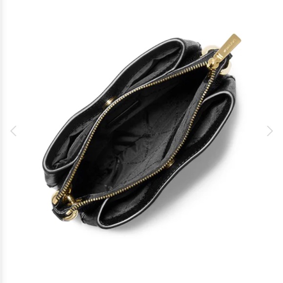 Michael Kors Nicole Triple Compartment pebble Leather Cross Body Handbag - Picture 3 of 15